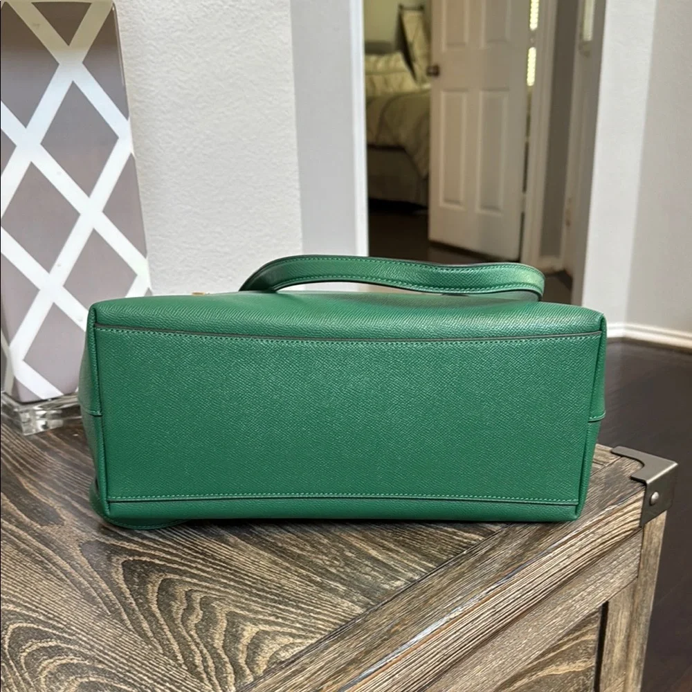 Coach Gallery Tote Green - Picture 8 of 12
